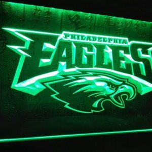 Philadelphia Eagles LED Sign Light Game Neon acrylic carved hanging